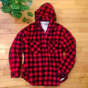 Sherpa lumberjack jacket